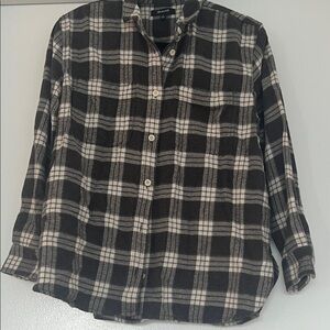 Madewell Monochrome Plaid Shirt
